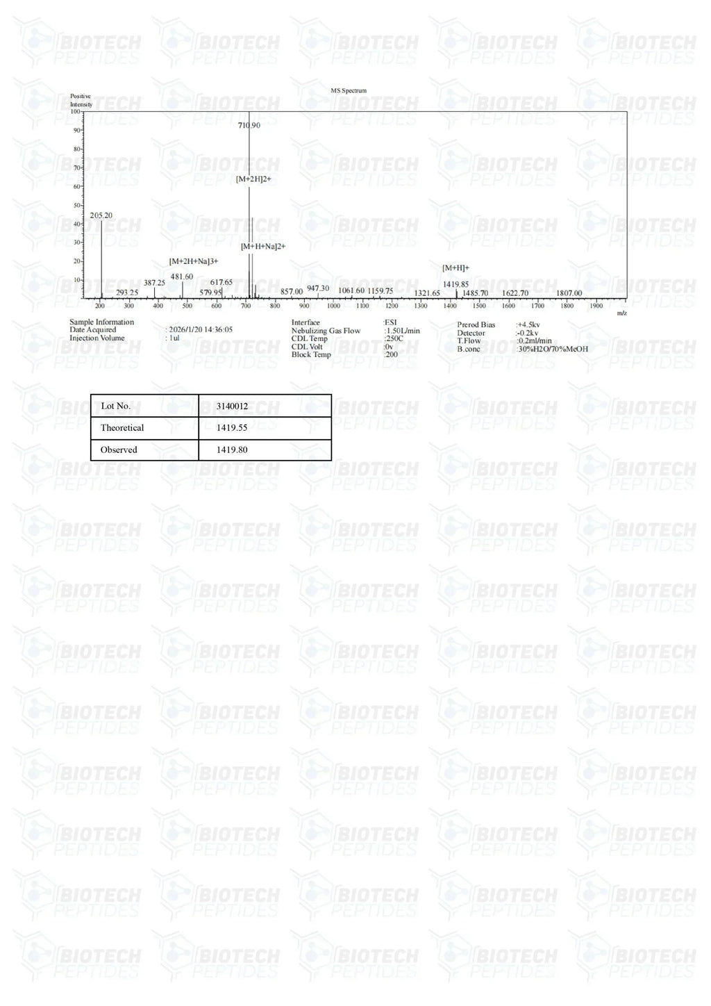 （💪Repair + Anti-inflammatory + Tissue Regeneration） BPC-157 (5mg) - Biotech Peptides