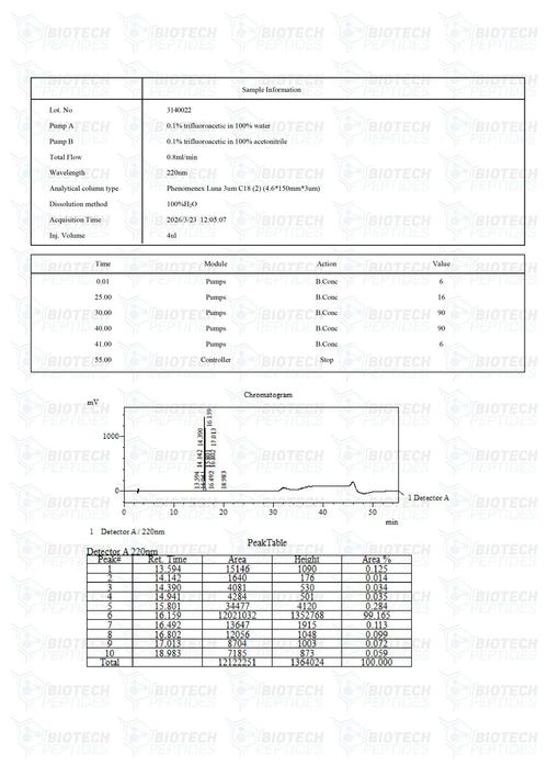 (🧠 Improves sleep structure) DSIP (Delta Sleep-Inducing Peptide) (5mg) -10 Vials