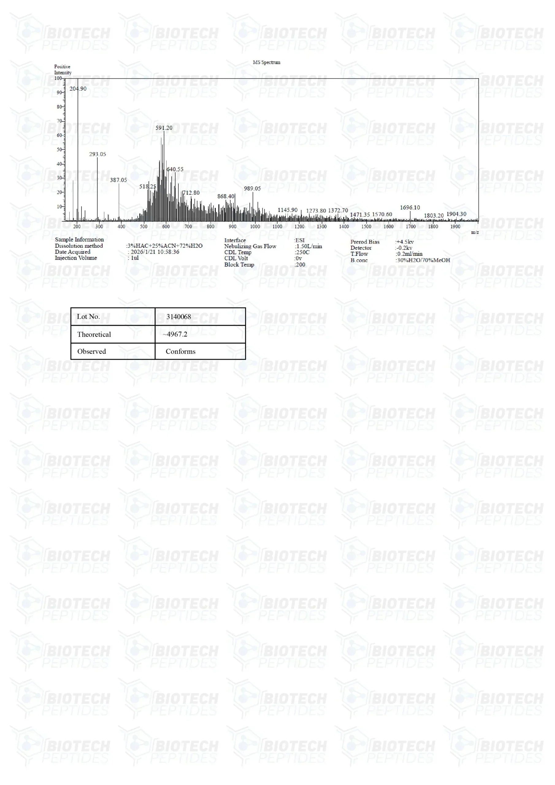 （💪Muscle recovery） PEG-MGF (Pegylated MGF) Peptide - 5mg - 10 Vials
