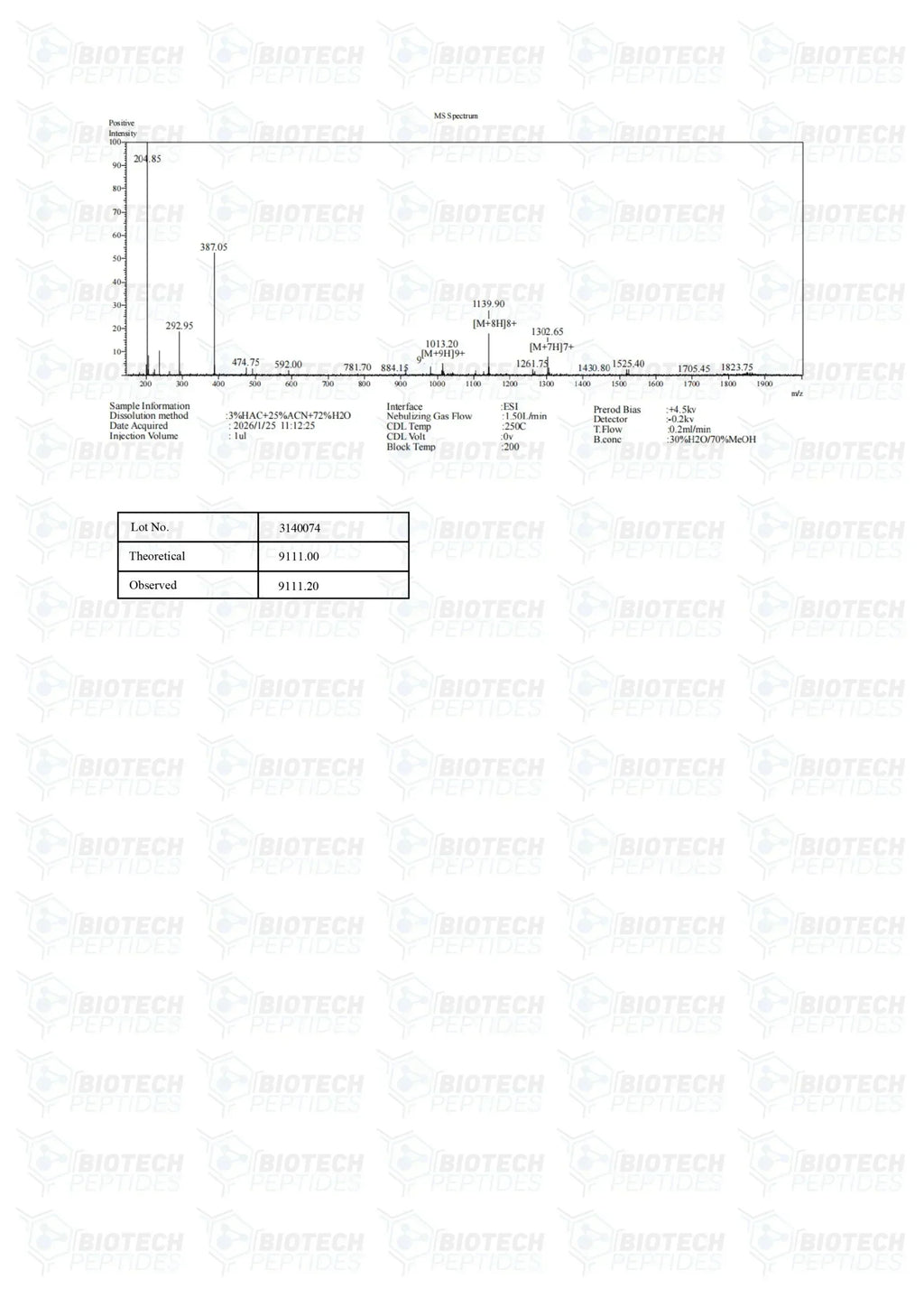 (💪 Rapid muscle gain) Receptor Grade IGF-1 LR3 (100mcg) - 10 Vials